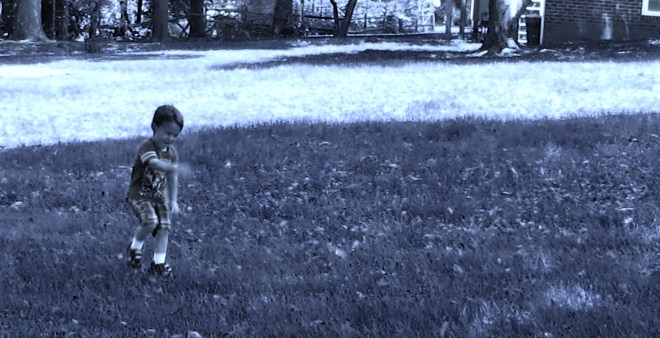 The face of 'catching' one!