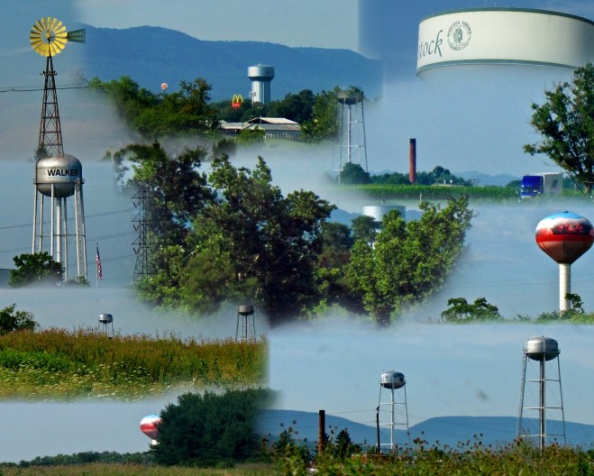 Water, water, everywhere...and not a drop to drink! Oh...and a windmill.